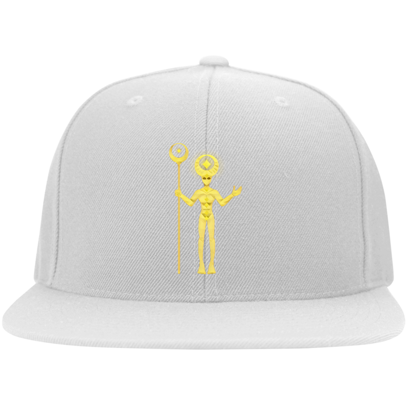 gold Exclusive Flat Bill Flexfit Cap