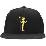 gold Exclusive Flat Bill Flexfit Cap