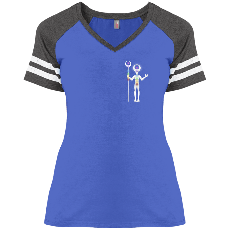 9D SOL Goddess  Game V-Neck T-Shirt