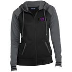 U LOVE IT Purple Goddess Moisture Wick Full-Zip Hooded Jacket