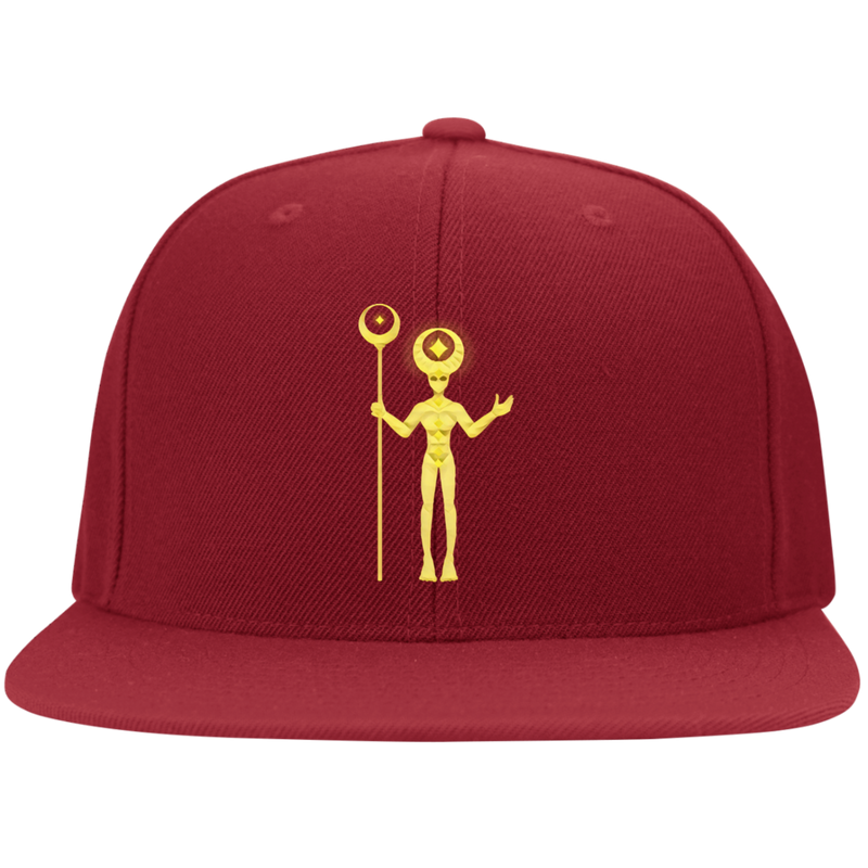 gold Exclusive Flat Bill Flexfit Cap