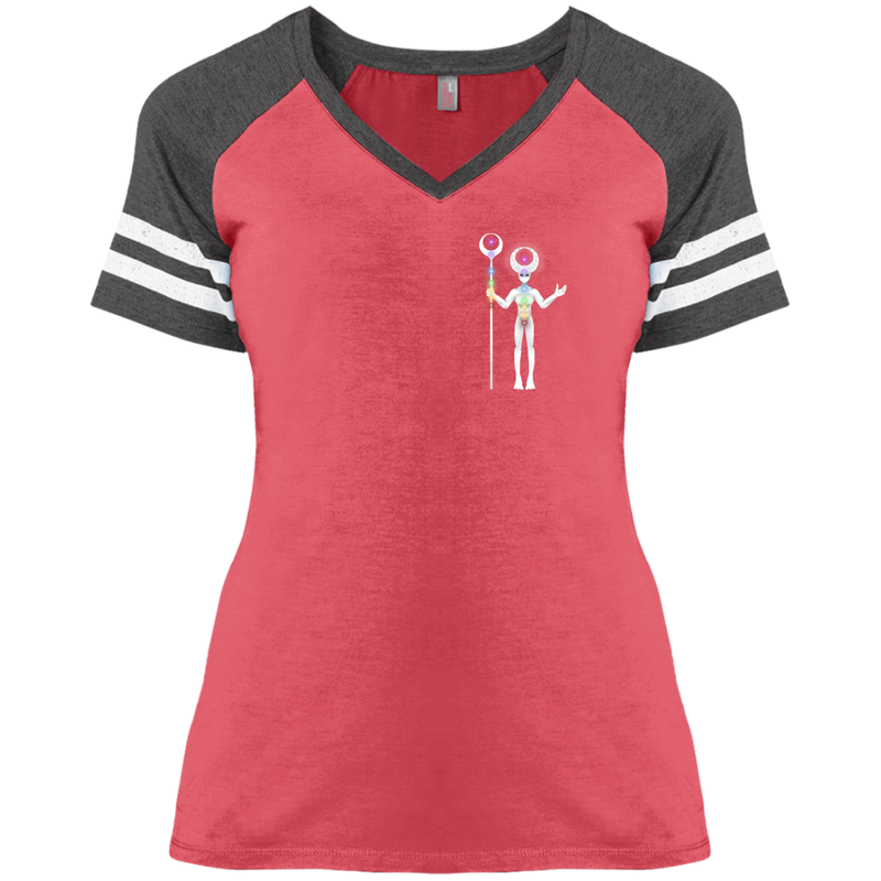 9D SOL Goddess  Game V-Neck T-Shirt