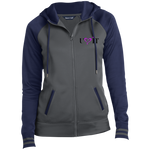 U LOVE IT Purple Goddess Moisture Wick Full-Zip Hooded Jacket