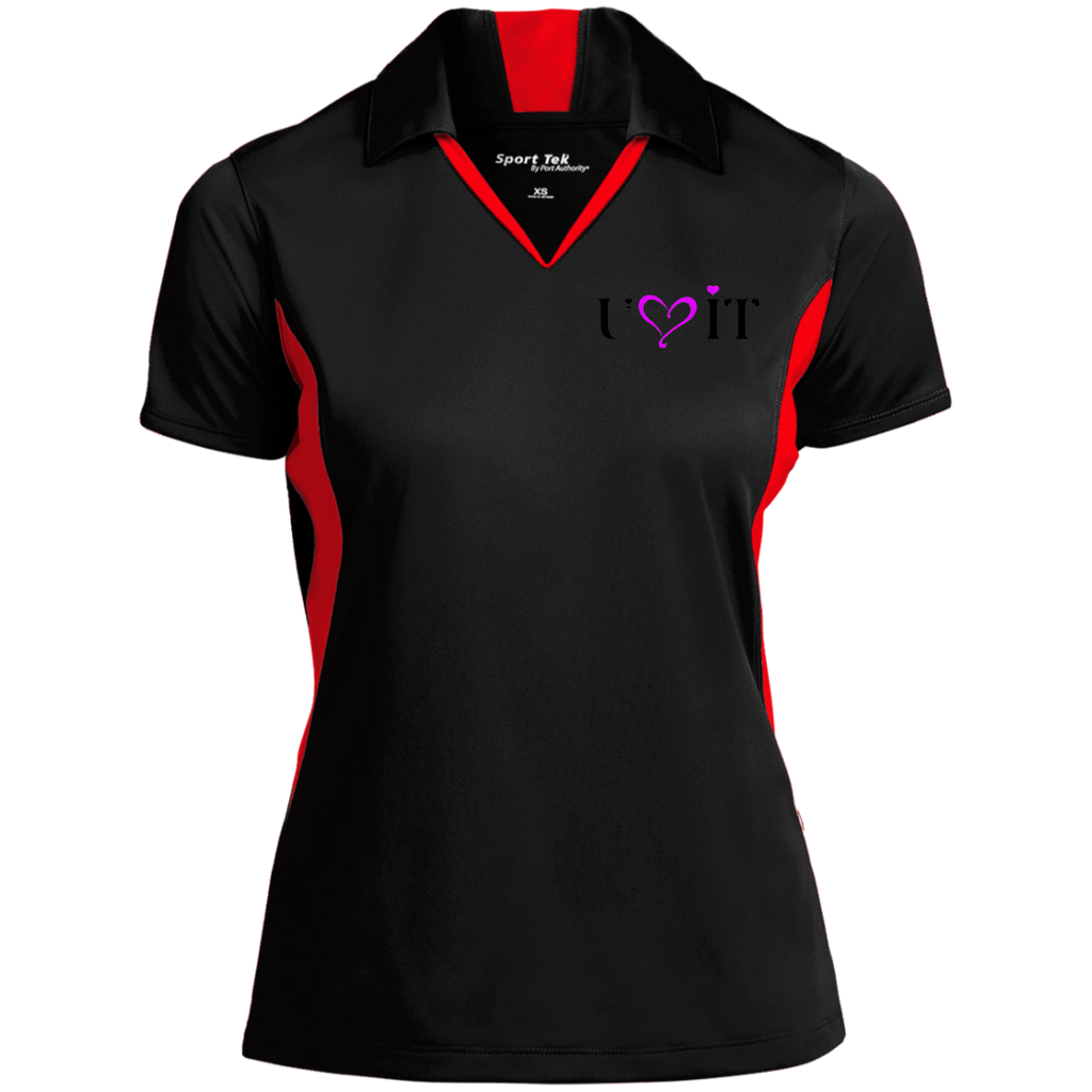 U LOVE IT Purple Goddess Performance Polo