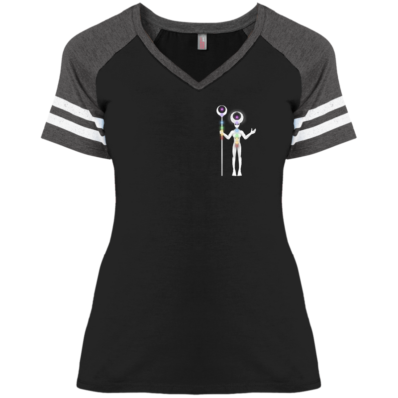 9D SOL Goddess  Game V-Neck T-Shirt