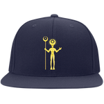 gold Exclusive Flat Bill Flexfit Cap